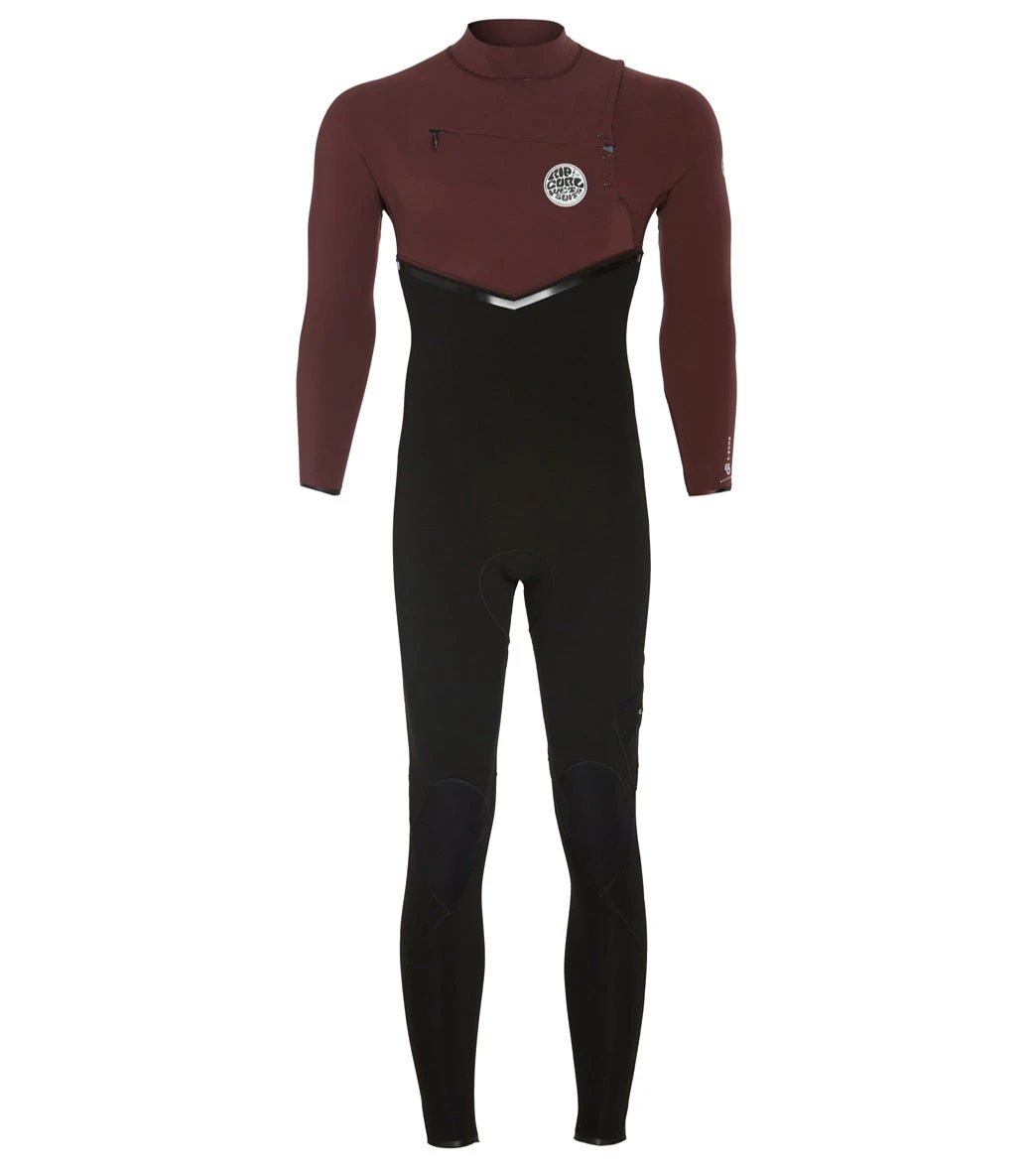 Rip Curl Men's 3/2mm E-Bomb Long Sleeve Chest Zip Fullsuit Wetsuit 3 Rip Curl Men's 3/2mm E-Bomb Long Sleeve Chest Zip Fullsuit Wetsuit