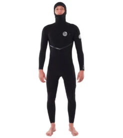 Rip Curl Men's 4/3mm E-Bomb Long Sleeve Zip Free Hooded Fullsuit Wetsuit