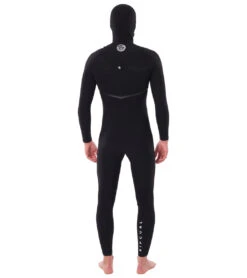 Rip Curl Men's 4/3mm E-Bomb Long Sleeve Zip Free Hooded Fullsuit Wetsuit -Rip Curl 7510130491560 black 3a