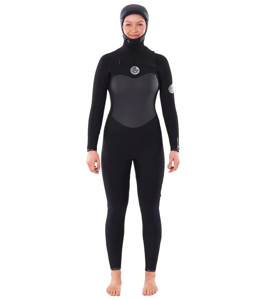 Rip Curl Women's 6/4 Flashbomb Long Sleeve Hooded Chest Zip Fullsuit Wetsuit 3 Rip Curl Women's 6/4 Flashbomb Long Sleeve Hooded Chest Zip Fullsuit Wetsuit