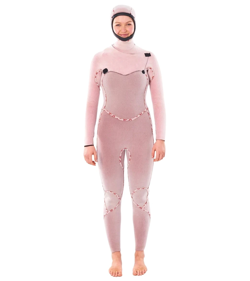 Rip Curl Women's 6/4 Flashbomb Long Sleeve Hooded Chest Zip Fullsuit Wetsuit 6 Rip Curl Women's 6/4 Flashbomb Long Sleeve Hooded Chest Zip Fullsuit Wetsuit - Image 4