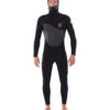Rip Curl Men's 5/4mm Flasbomb Long Sleeve Hooded Chest Zip Fullsuit Wetsuit -Rip Curl 7510131867816 black 1a