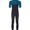 Rip Curl Men's 2/2mm Dawn Patrol Short Sleeve Chest Zip Fullsuit Wetsuit -Rip Curl 7510134653096 blue 1a