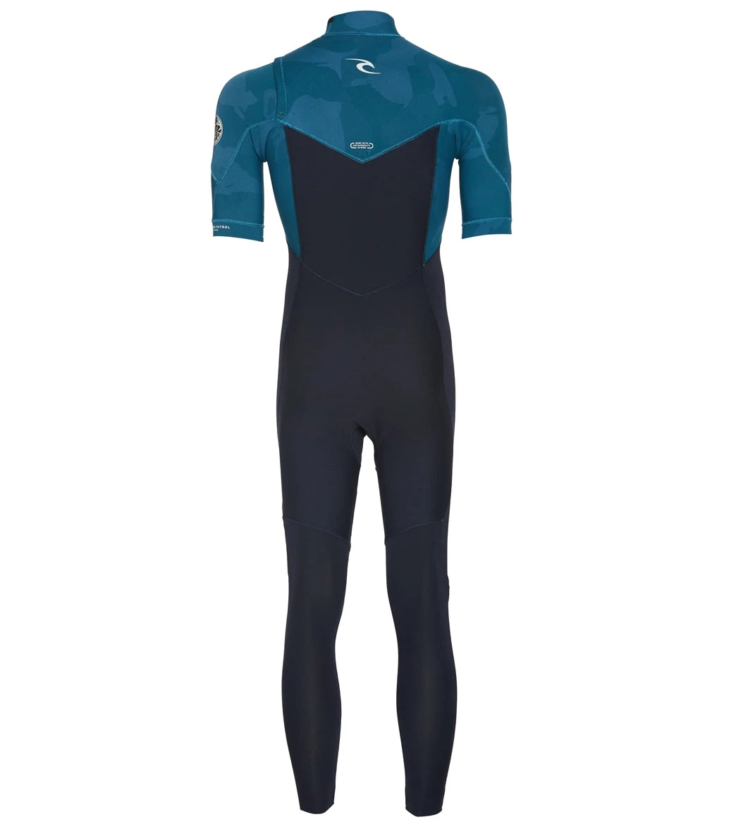 Rip Curl Men's 2/2mm Dawn Patrol Short Sleeve Chest Zip Fullsuit Wetsuit 4 Rip Curl Men's 2/2mm Dawn Patrol Short Sleeve Chest Zip Fullsuit Wetsuit - Image 2
