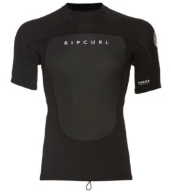 Rip Curl Men's 1.5mm Omega Short Sleeve Back Zip Wetsuit Jacket